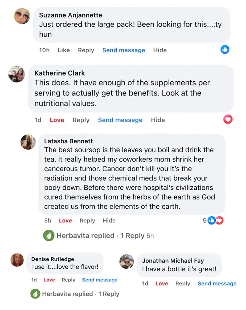 Seruvia 100% Organic 10-in-1 Soursop Extract Drops