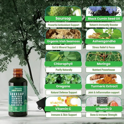 100% Organic 10-in-1 Soursop | Extract Drops